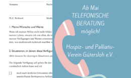 Beratungen zur Patientenverfügung: telefonisch wieder möglich!