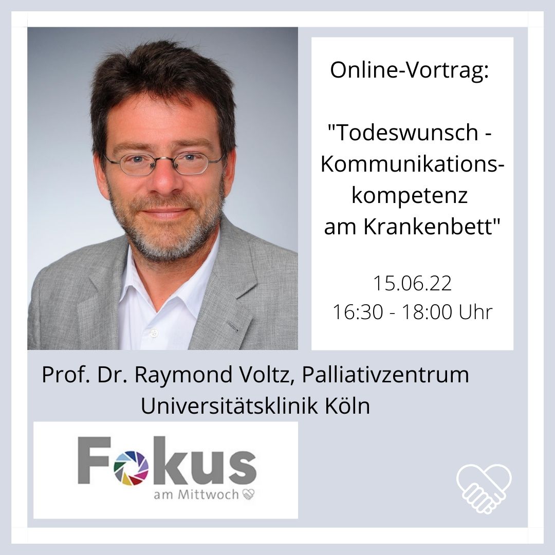 Online-Vortrag: Todeswunsch – Kommunikationskompetenz am Krankenbett